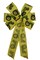 Summer Wired Wreath Bow - Green Tractors on Yellow product 2